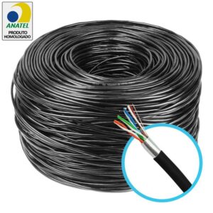 Cabo UTP Multicâmeras Blindado Externo 300 Metros Telecam